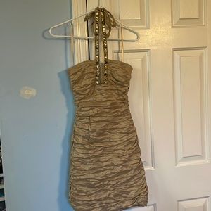 New with tags BCBG Maxazria size small-silk taffeta dress